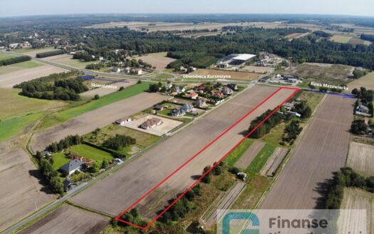 Działka rolno-budowlana w Nowym Kurzeszynie