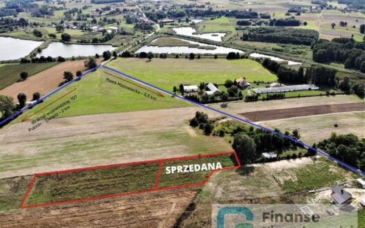 Działka budowlana z pięknym widokiem, Ossowice