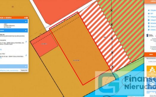 Działka inwestycyjna, 23 200 m2, Żurawia gm. Biała Rawska, NIŻSZA CENA!