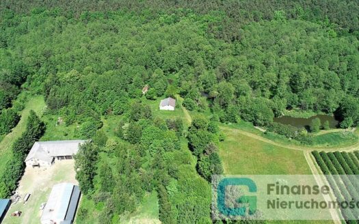 Zabudowana działka nad rzeką oraz las, 1/2 udziału, Przewodowice