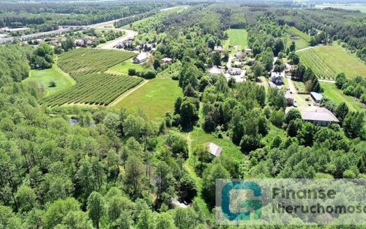 Zabudowana działka nad rzeką oraz las, 1/2 udziału, Przewodowice