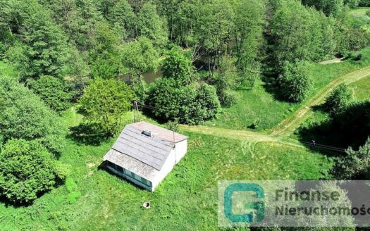 Zabudowana działka nad rzeką oraz las, 1/2 udziału, Przewodowice