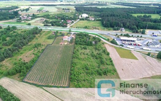 Działka inwestycyjna przy S8, 1,0285 ha, Podlas, NIŻSZA CENA!