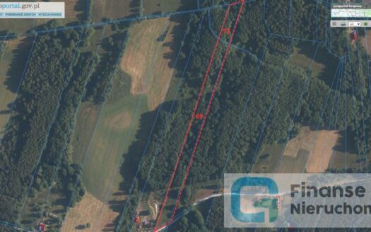 Działka położona w zielonej okolicy, Nowe Byliny