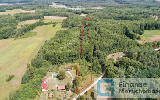 Działka położona w zielonej okolicy, Nowe Byliny