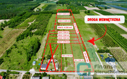 Kompleks działek w malowniczej wsi Ossa