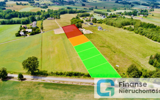 Działka pod zabudowę w Ossowicach, 3070 m2
