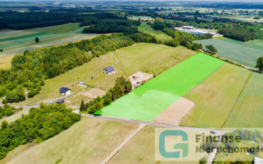 Działka pod zabudowę w Ossowicach, 3070 m2