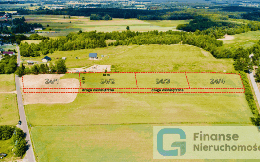 Działka pod zabudowę w Ossowicach, 3070 m2