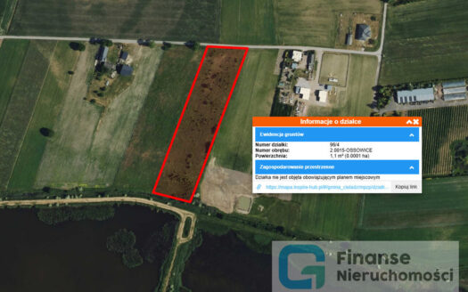 Działka rolna na sprzedaż – Ossowice